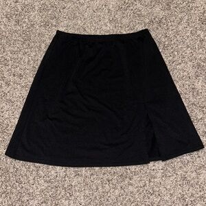 COPY - Womans KR BEACH black spandex skirt with slit